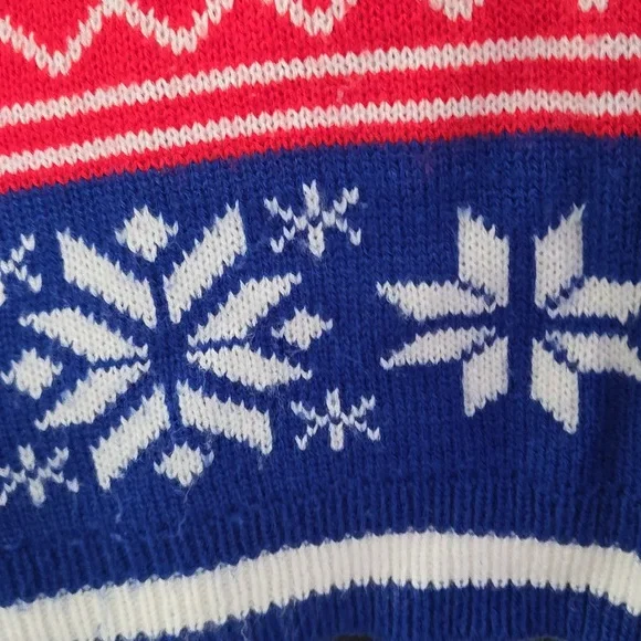 Blue and Red Christmas Sweater - Picture 9 of 13